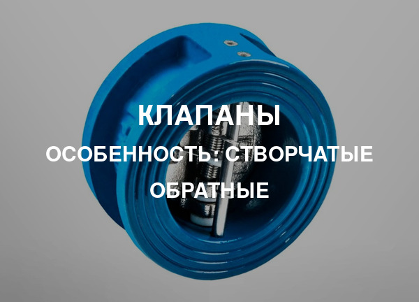 Особенность: Створчатые обратные